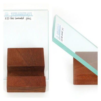 4mm + 4mm Διαφανές ηχομόνωτο στρωμένο γυαλί Α βαθμού για το διαχωριστικό παράθυρο
