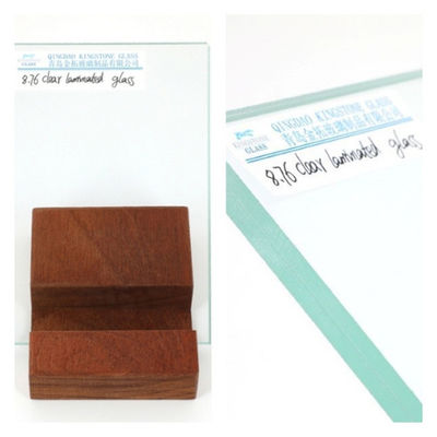 5mm + 5mm Διαφανές Custom Laminated Glass Α βαθμός CE AS/NZS 2208 Πρότυπα